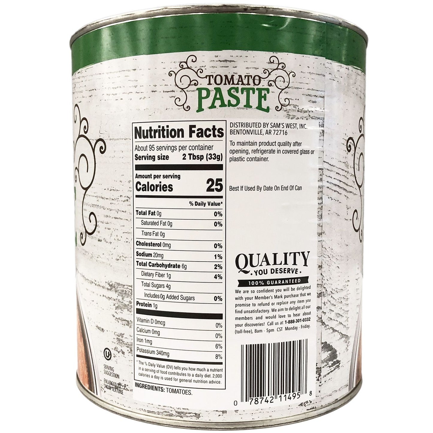 Tomato Paste - 111 oz.