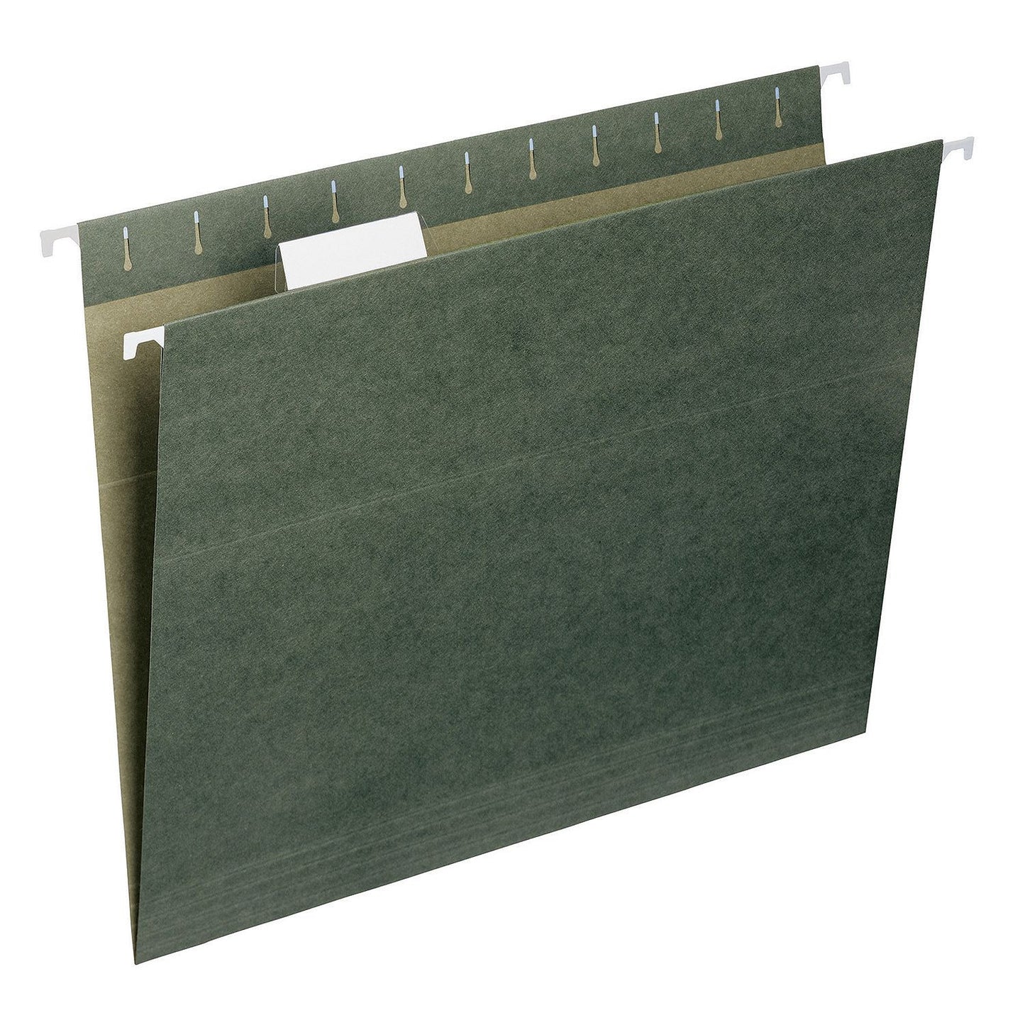 Smead 1/5 Cut Ajustable Positions Hanging File Folders, Letter, Standard Green, 50ct.