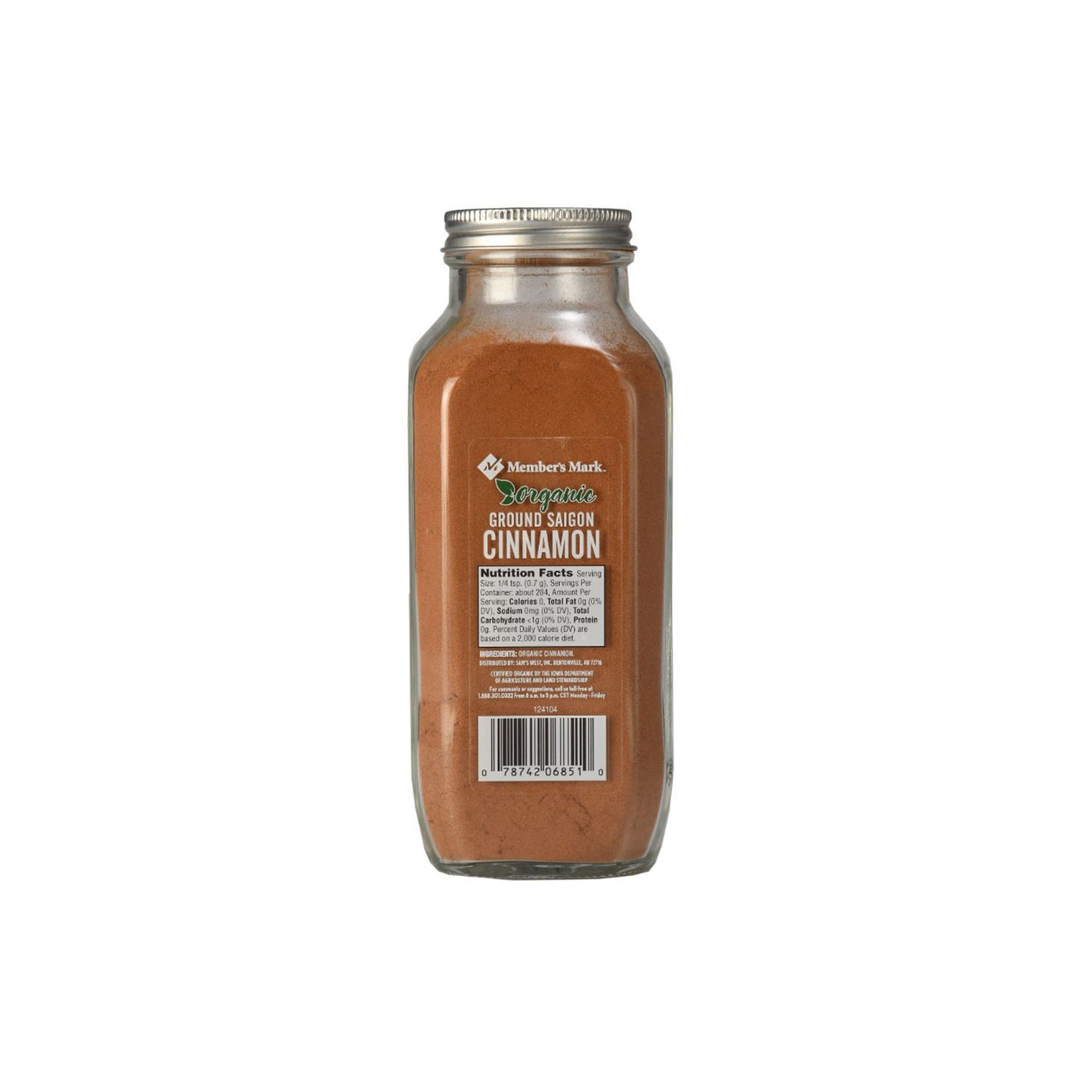 Organic Ground Cinnamon (7 oz.)