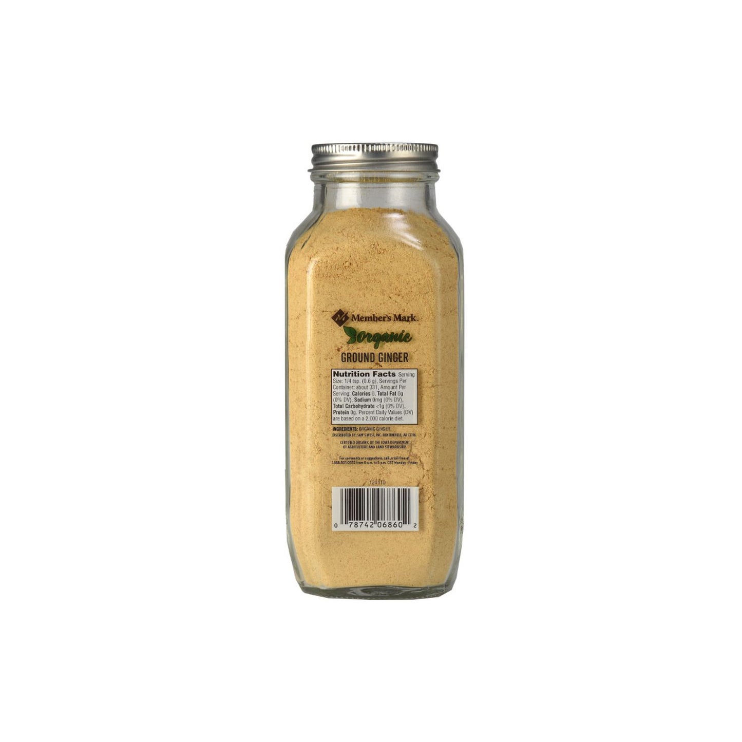 Organic Ground Ginger (7.5 oz.)