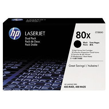 HP 80 Original Laser Jet Toner Cartridge, Black, Select Type