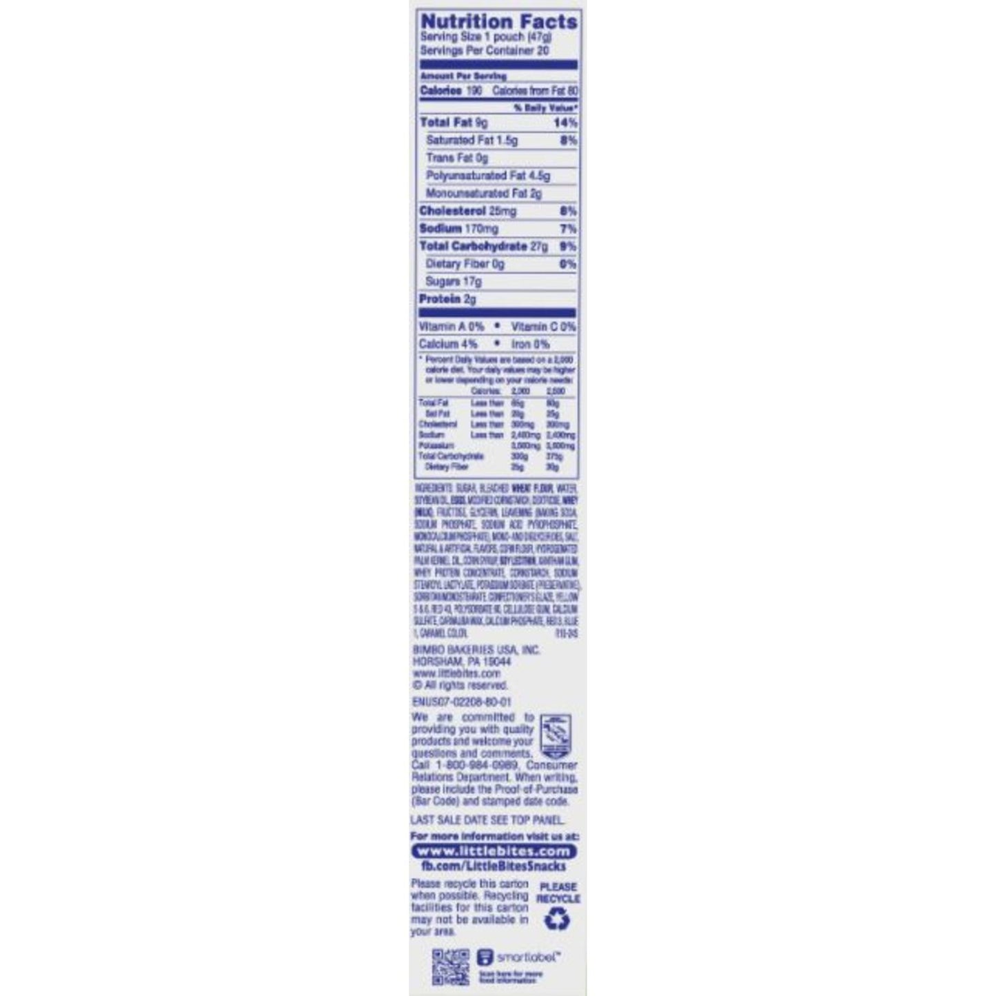 Entenmann's Little Bites Party Cake Muffins (33 oz.)