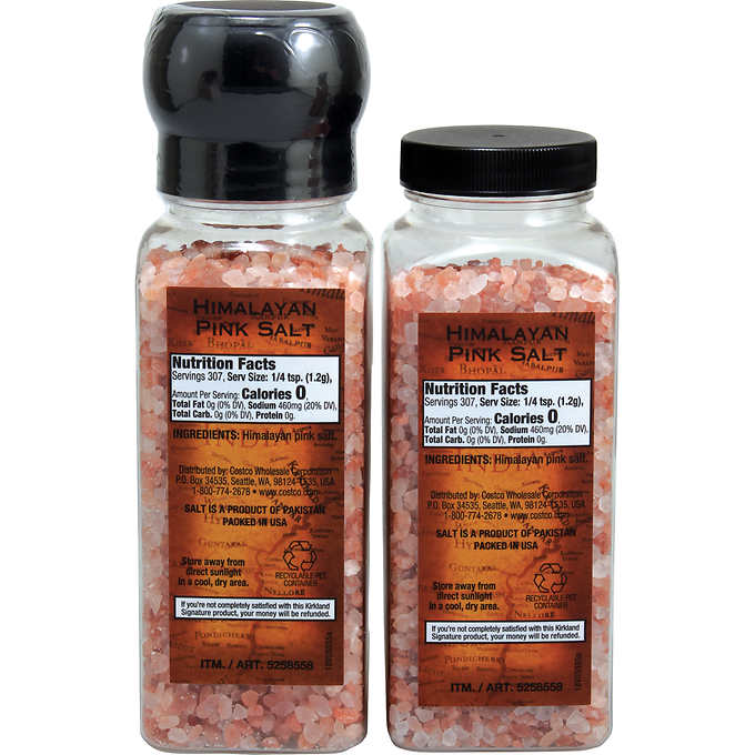 Kirkland Signature Himalayan Pink Salt, 13 oz, 2 ct