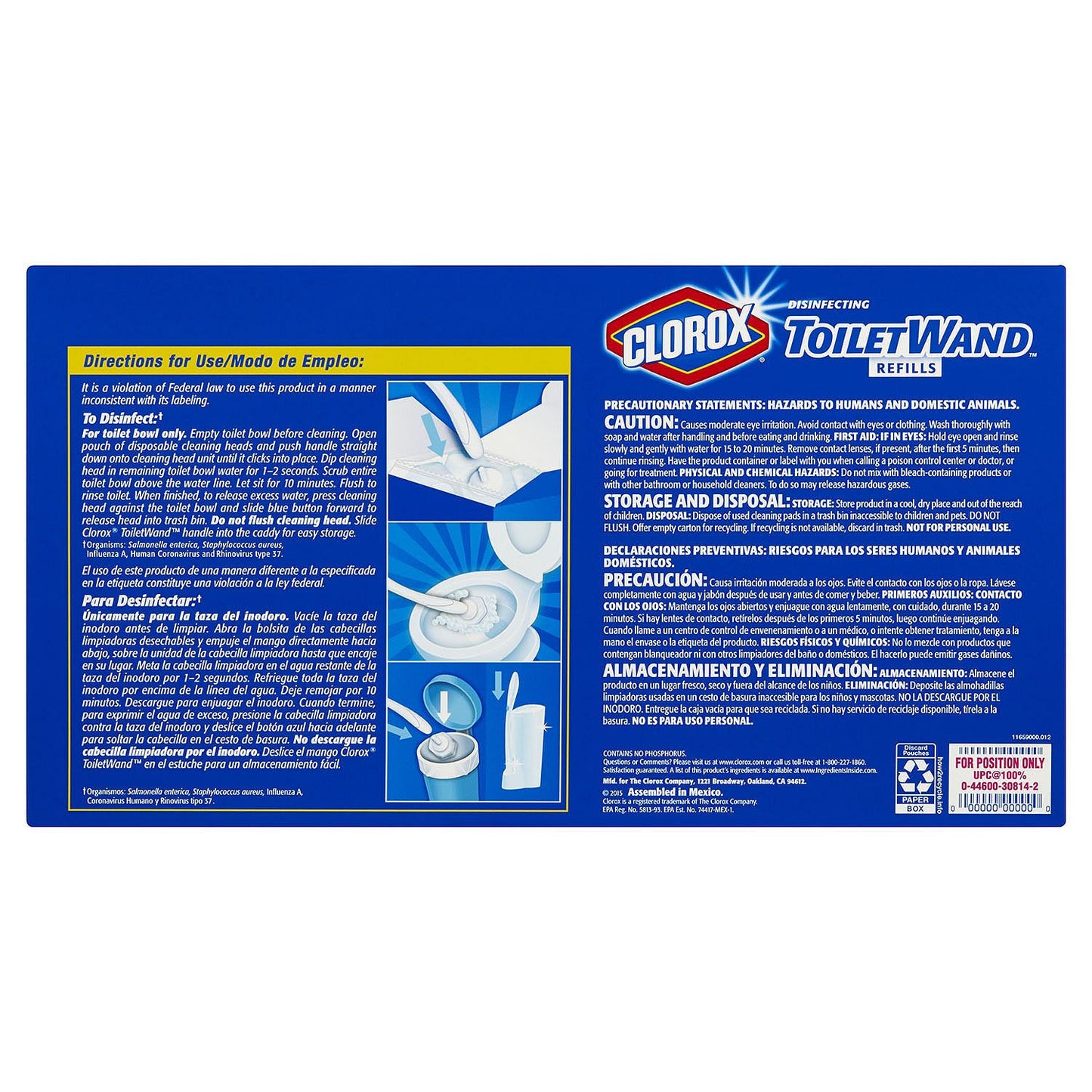 Clorox ToiletWand Disposable Toilet Cleaning System (1 ToiletWand Handle + 36 Disinfecting Refills)