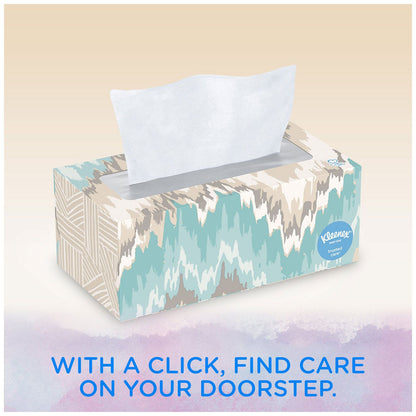 Kleenex Trusted Care Everyday Facial Tissues, Flat Boxes (160 tissues, 12 pk.)