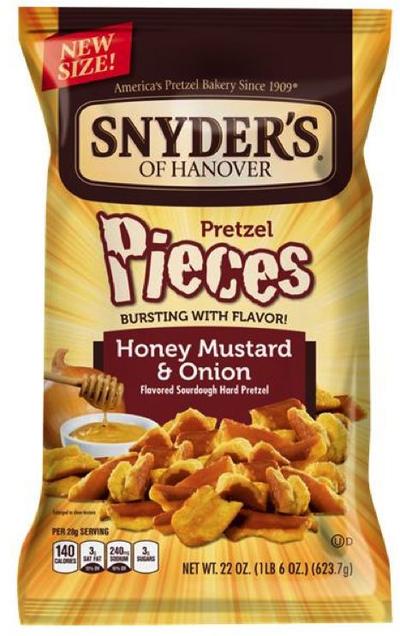 Snyder's Honey Mustard & Onion Pretzel Pieces, 22 oz.