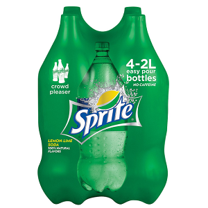Sprite Lemon Lime Soda (2L bottles, 4 ct.)