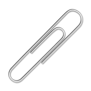 ACCO® Recycled Paper Clips, 90% Recycled, Smooth, Jumbo, 100/Box, 8 Pack