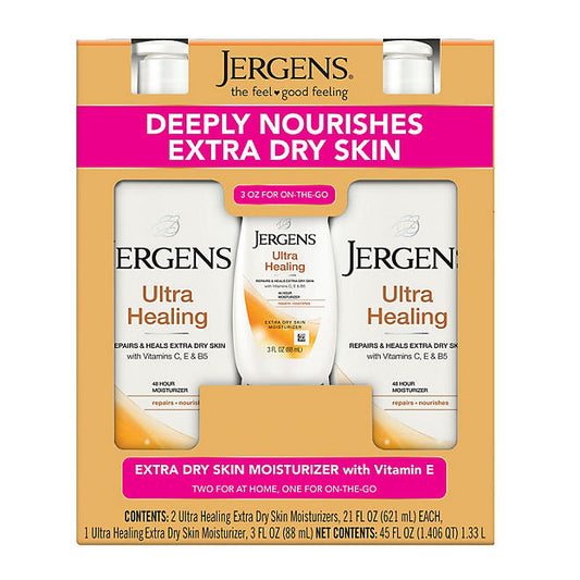 Jergens Ultra Healing Extra Dry Skin Moisturizer (21 fl. oz., 2 pk. + 3 fl. oz.)