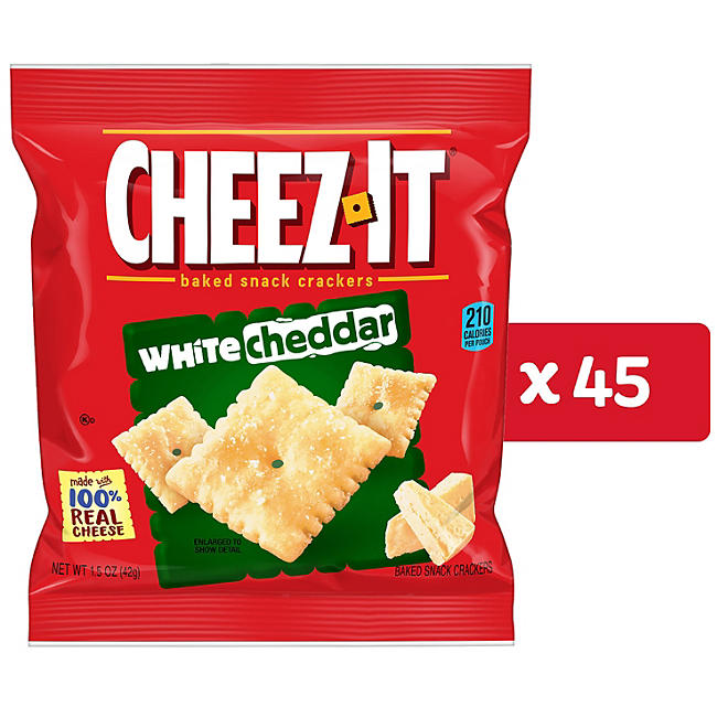 Cheez-It White Cheddar Snack Packs (1.5 oz., 45 pk.)