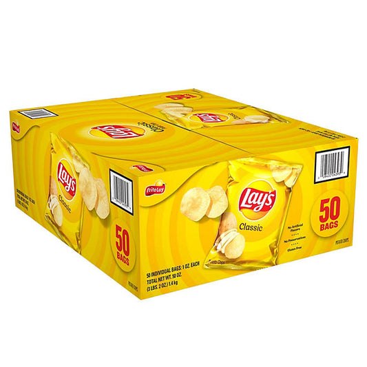 Lay's Classic Potato Chips (1 oz., 50 pk.)