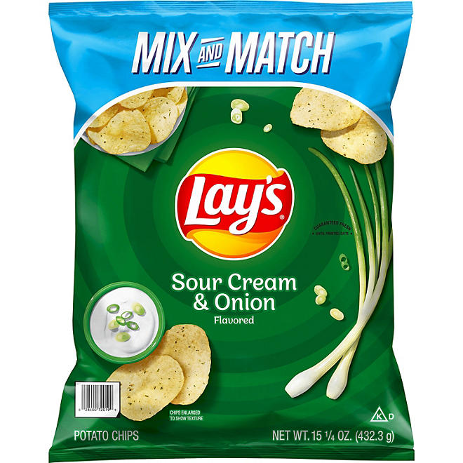 Lay's Sour Cream and Onion Potato Chips (15.63 oz.)