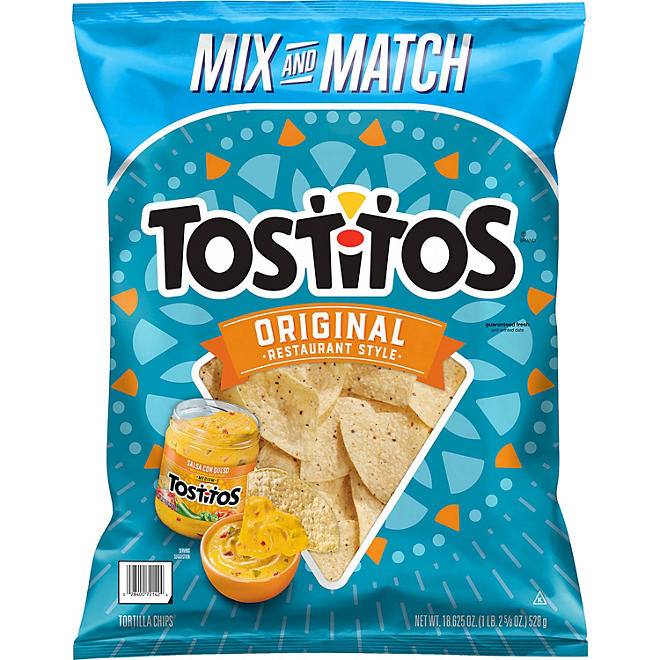 Tostitos Original Restaurant Style Tortilla Chips (19.125 oz.) ( NEW LARGER BAG)