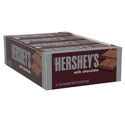 HERSHEY'S Milk Chocolate Candy Bars (1.55 oz., 36 ct.)