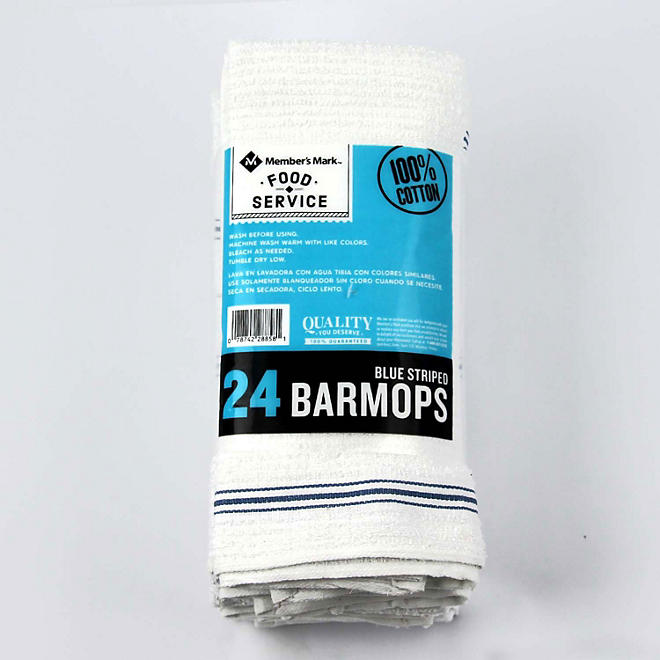 Member's Mark Cotton Bar Mop Towels, 16" x 19" (24 ct.)