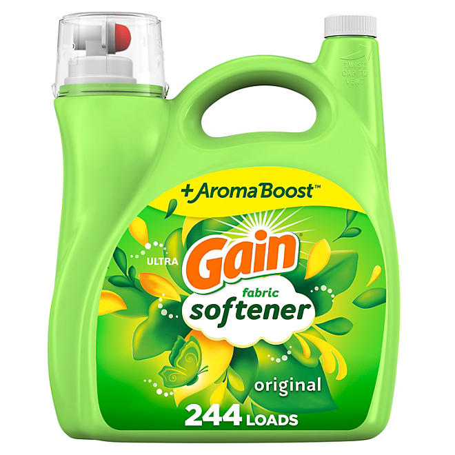 Gain Liquid Fabric Conditioner, Original Fabric Softener (244 loads, 165 fl. oz.)