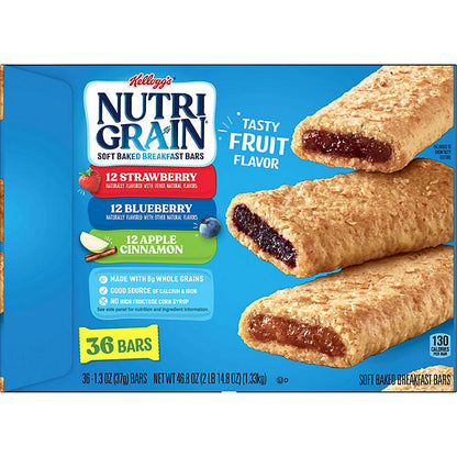 Kellogg's Nutri-Grain Bars Variety Pack (1.3 oz., 36 pk.)