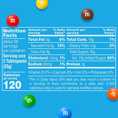 M&M’S Minis Milk Chocolate Candy Resealable Bulk Jar (52 oz.)