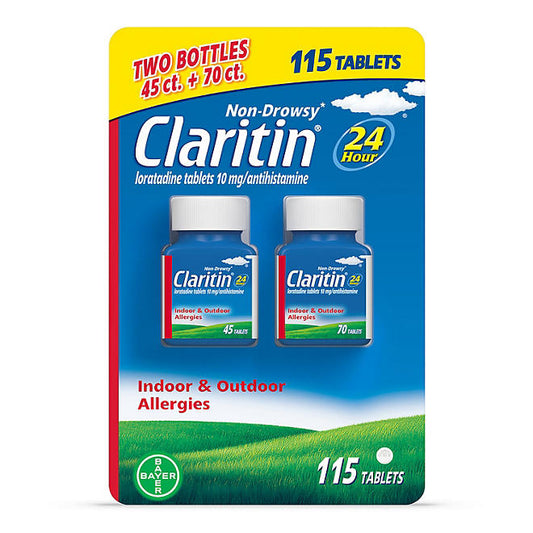 Claritin 24 Hour Non-Drowsy Allergy Relief 10mg Tablets 105-ct.