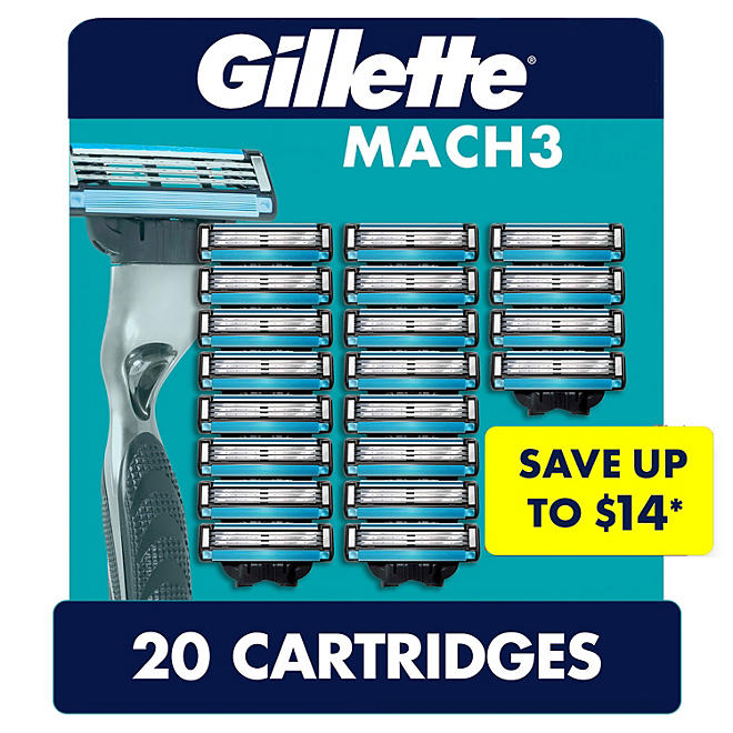 Gillette Mach3 Men's Razor Blade Refills (20 ct.)