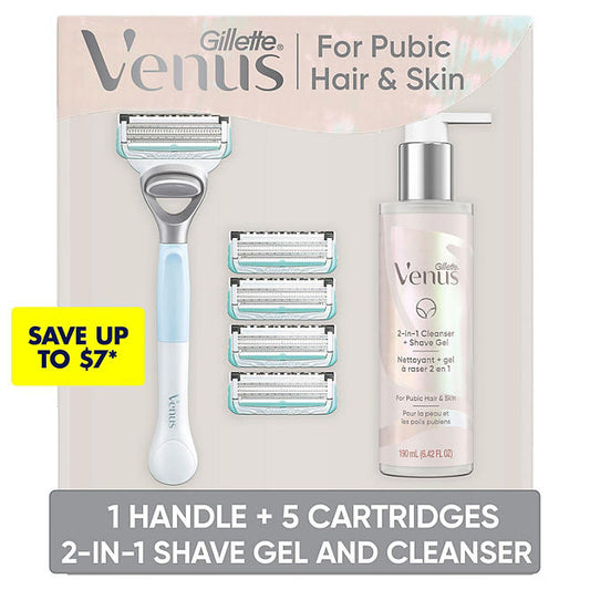 Gillette Venus for Pubic Hair and Skin Shaving Set