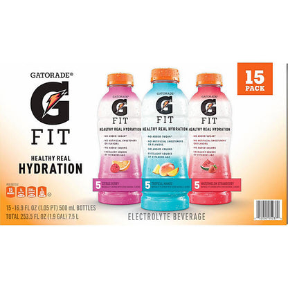 Gatorade GFIT Variety Pack (16.9 fl. oz., 15 pk.)