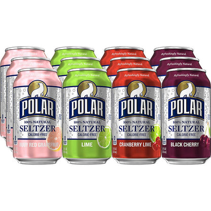 Polar Seltzer Variety Pack (12 oz., 32 pk.)