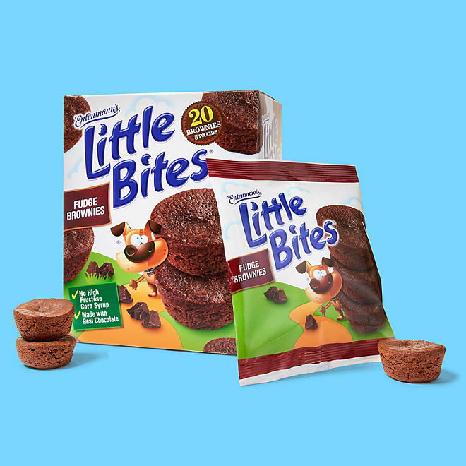 Entenmann's Little Bites Fudge Brownie Mini Muffins (1.95 oz., 20 pk.)
