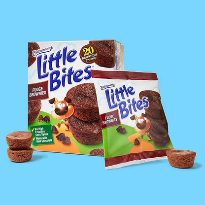 Entenmann's Little Bites Fudge Brownie Mini Muffins (1.95 oz., 20 pk.)