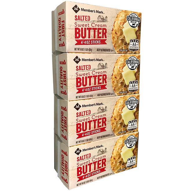 Member's Mark Salted Sweet Cream Butter (4 lbs.)