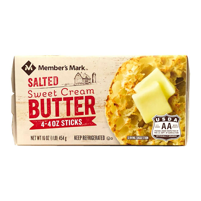 Member's Mark Salted Sweet Cream Butter (4 lbs.)