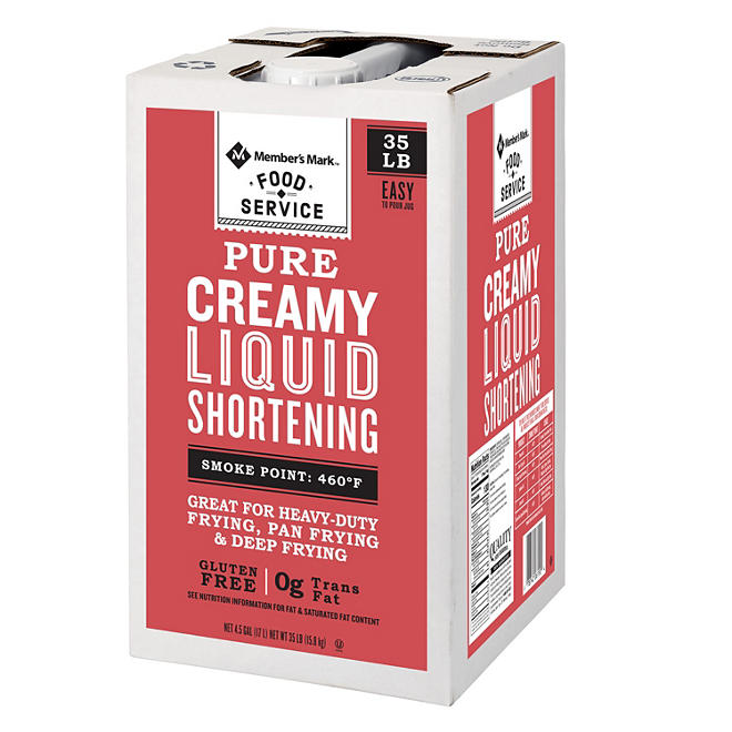 Member's Mark 100 % Pure Creamy Liquid Shortening (35 lbs.)