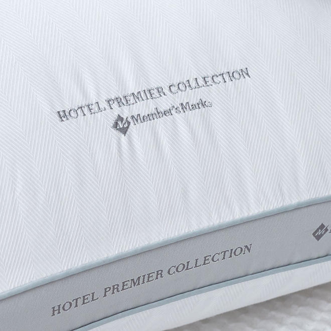 Hotel Premier Collection Bed Pillows, Assorted Sizes Set of 2