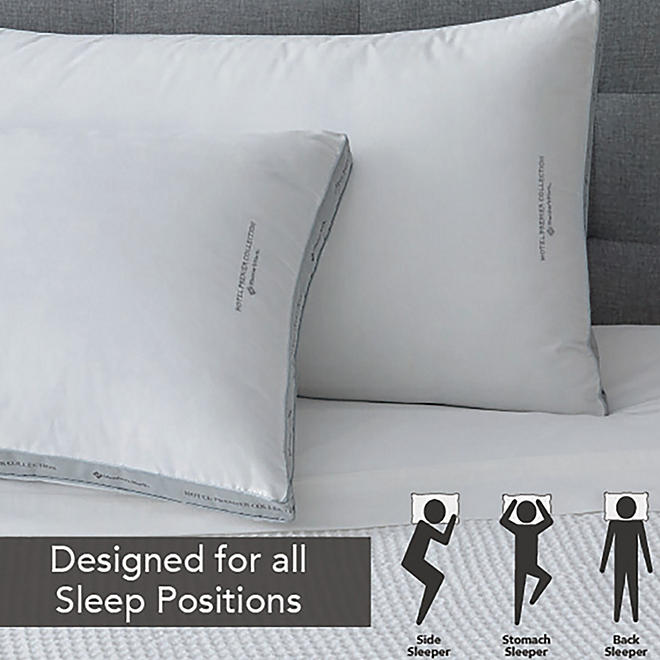 Hotel Premier Collection Bed Pillows, Assorted Sizes Set of 2