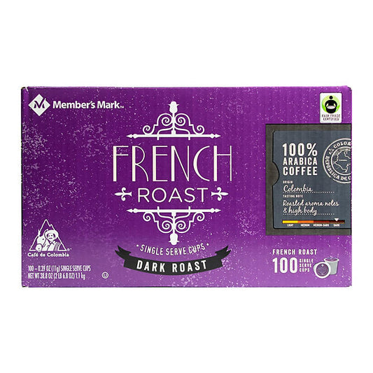 Member's Mark Coffee Single-Serve Cups, French Roast (100 ct.)