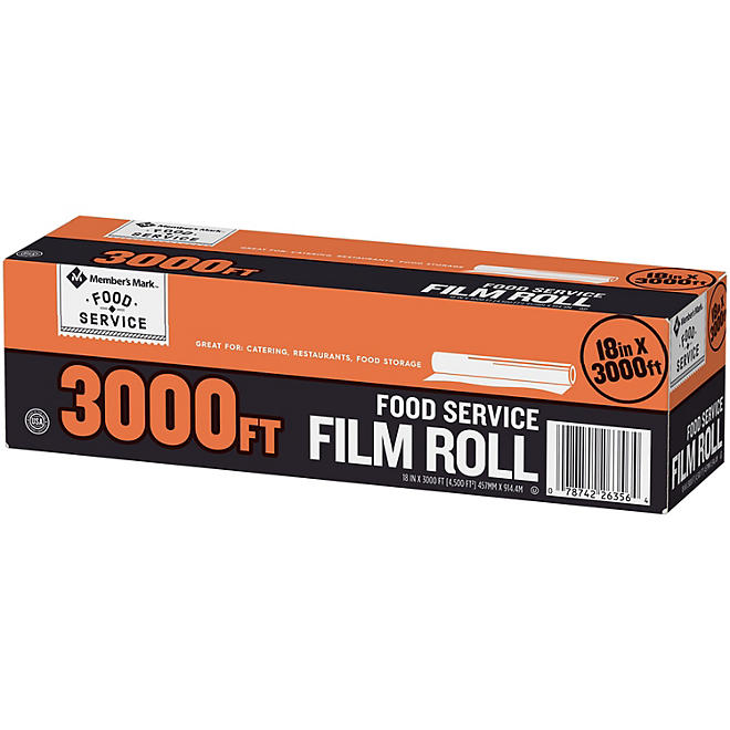 Member's Mark Foodservice Film, 18" (3,000 ft.)