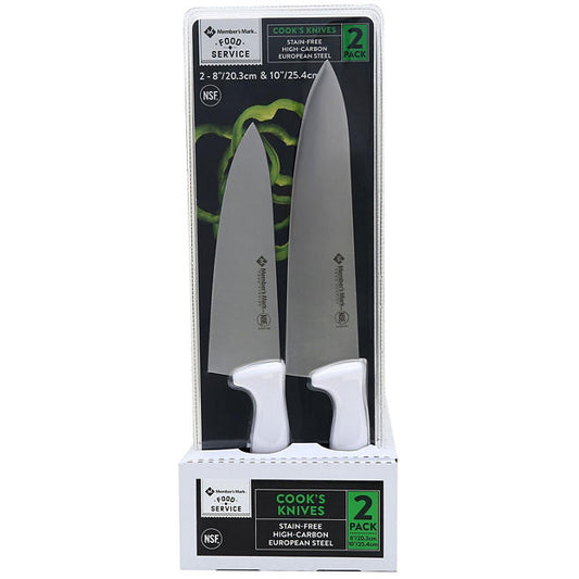 Member's Mark Cook's Knives Set with Non-Slip Handle (2 pk.)
