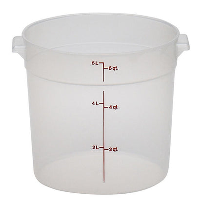Cambro Round Translucent Container with Lid (6 qt., 2 pk.)