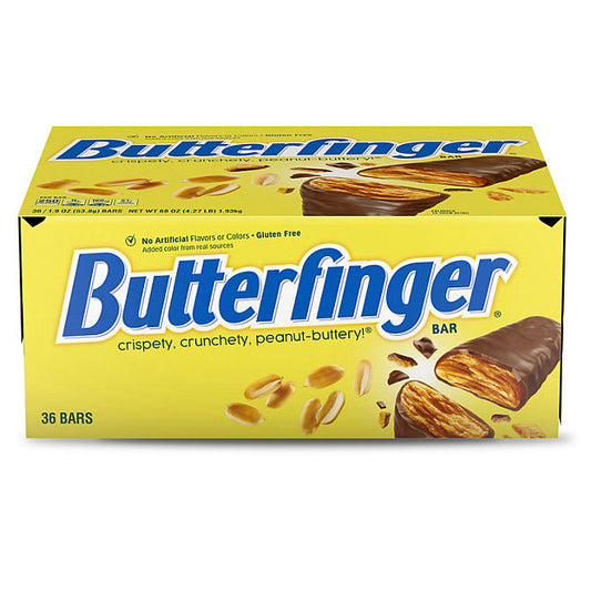 Butterfinger, Full Size Candy Bars, Trick or Treat Candy (36 ct.)