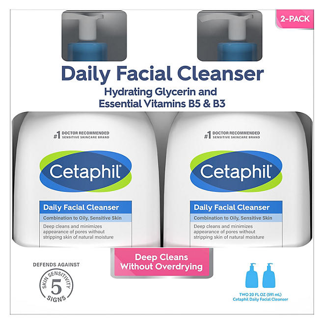 Cetaphil Daily Facial Cleanser (20 fl. oz., 2 pk.)