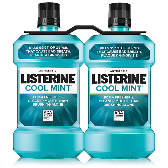 Listerine CoolMint Mouthwash Antiseptic (1.5L, 2 pk.)