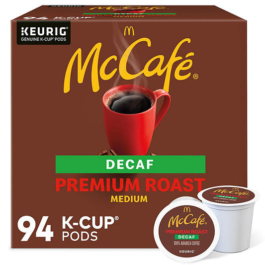 McCafe Decaf Premium Roast K-Cup Coffee Pods (94 ct.)