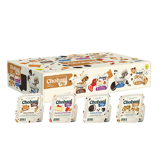 Chobani Flip Low-Fat Greek Yogurt (4.5 oz., 16 ct.)