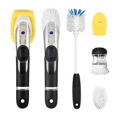 OXO SoftWorks 6-Piece Soap Dispensing Brush Set