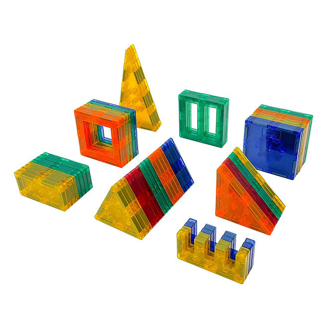 Tytan Magnetic Building Tiles for Kids w/ STEM Certification - 60 Pieces