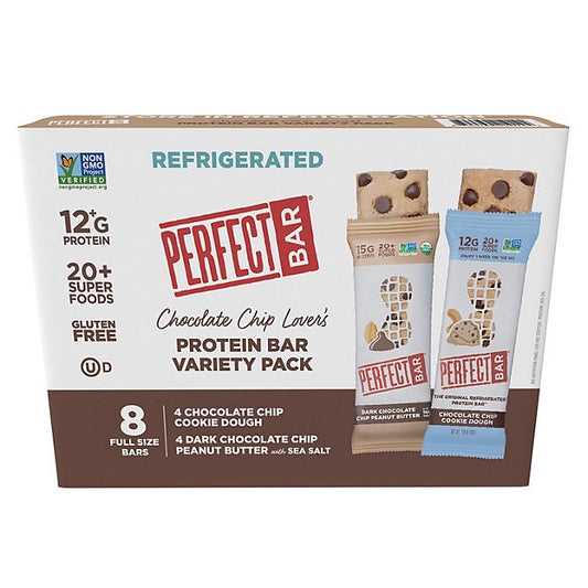 Perfect Bar Chocolate Chip Lover's Variety Pack (8 ct.)