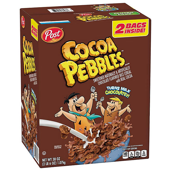 Cocoa PEBBLES (38 oz., 2 pk.)