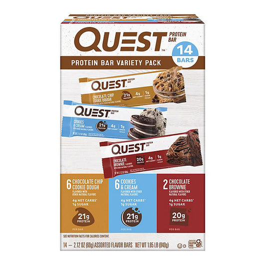 Quest Protein Bar Variety Pack (14 ct.)