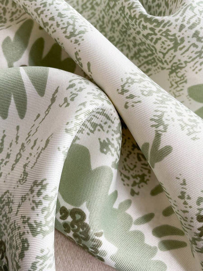 SILK TEXTURE FLORAL PRINT SCARF