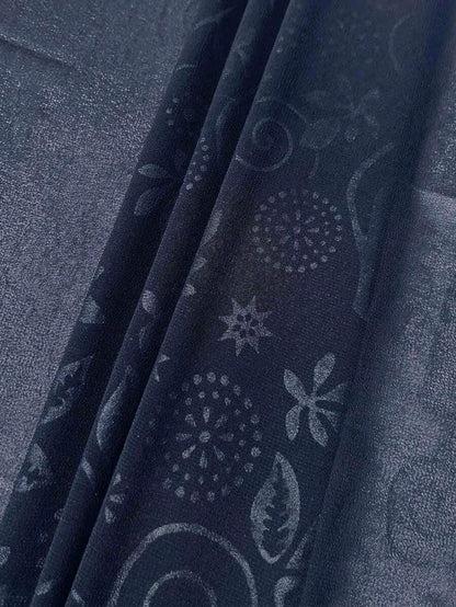 ELEGANT PAISLEY PRINT CHIFFON LARGE SCARF